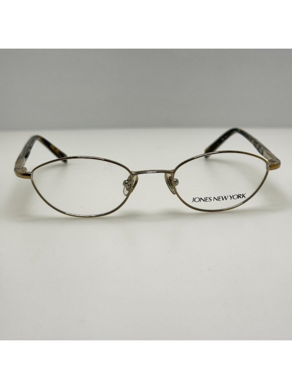 Jones New York J406 BLK Black Horn Eyeglasses Eye Glasses Frames 48-19-135